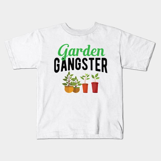 Garden Gangster Kids T-Shirt by KC Happy Shop